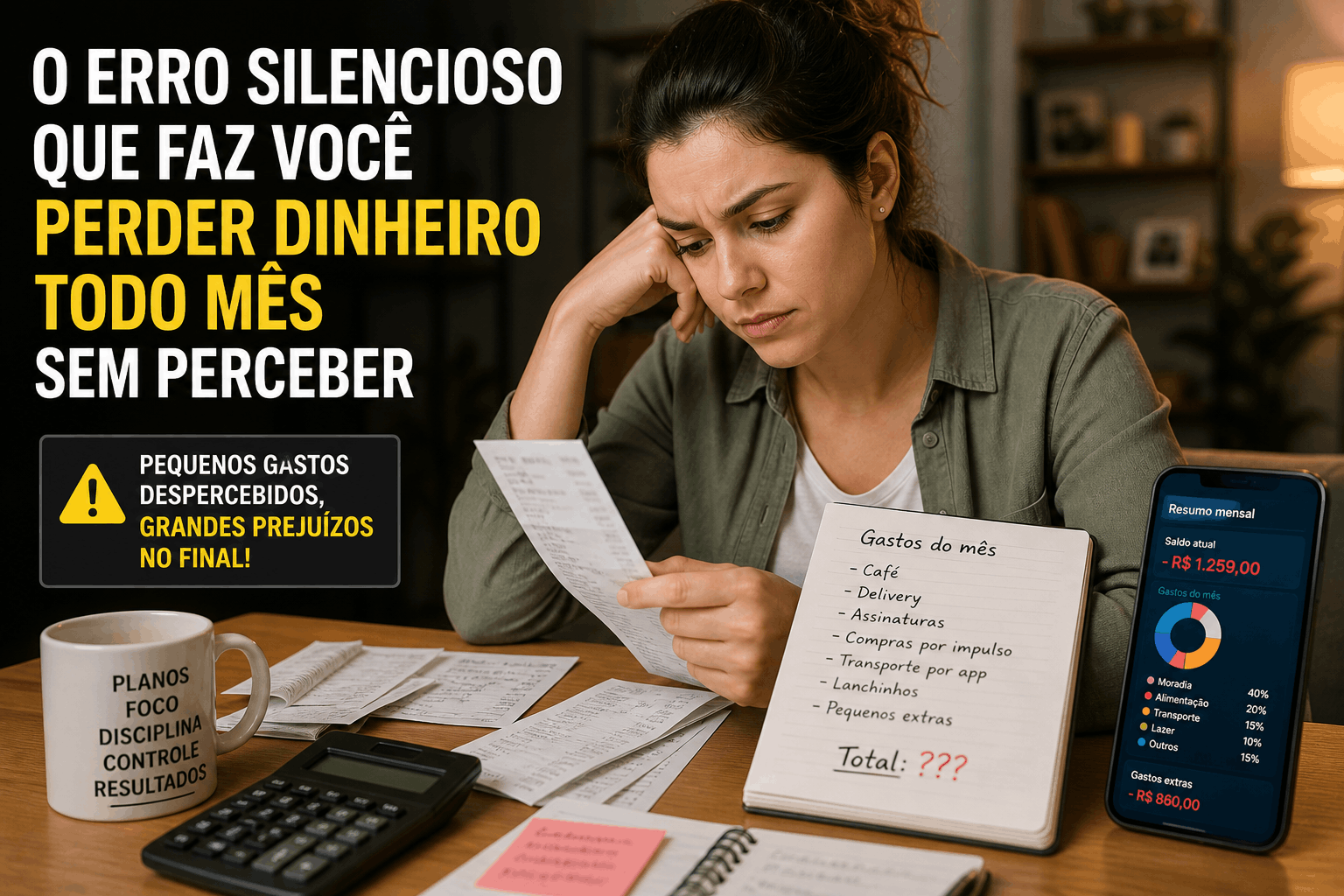 O erro silencioso que faz você perder dinheiro todo mês sem perceber