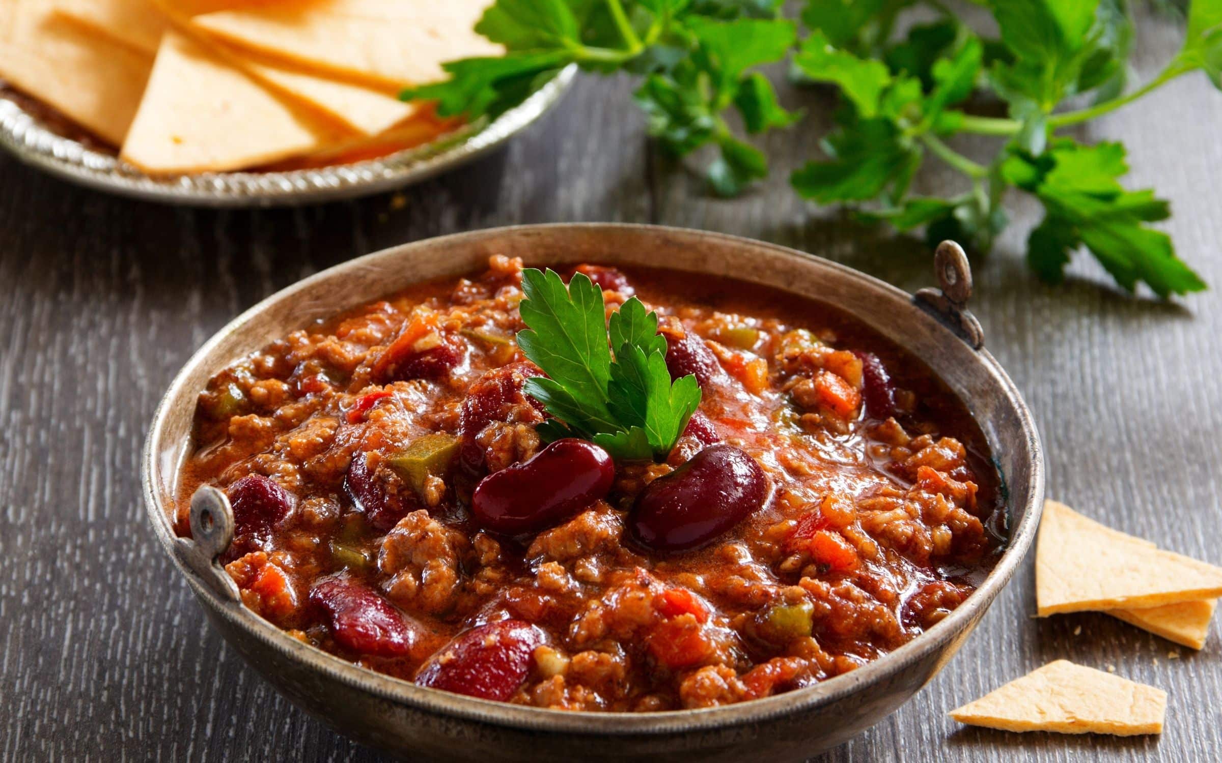 Chili com Carne e Feijão