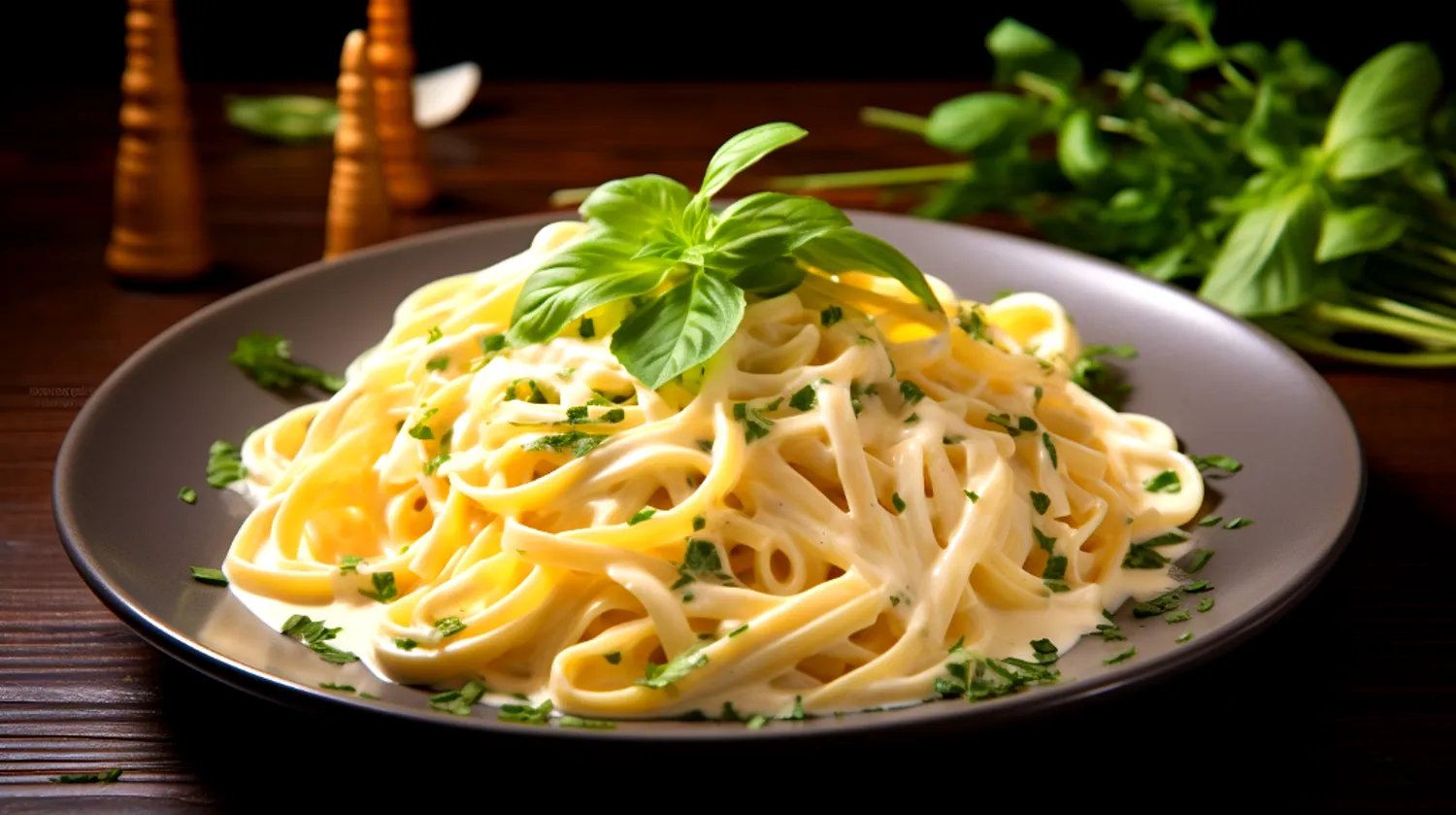 Macarrão com Cogumelos e Espinafre