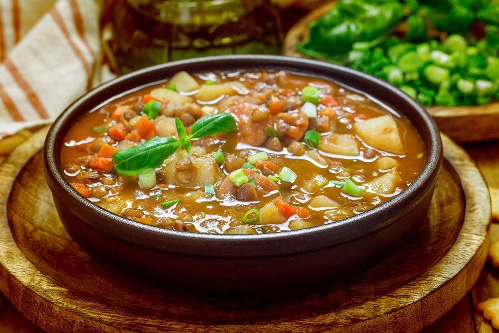 Sopa de Lentilha com Legumes