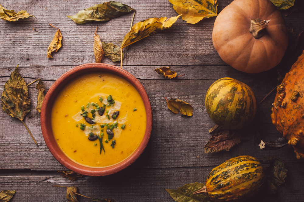 Sopa de Abóbora e Gengibre